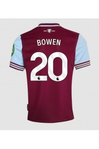 West Ham United Jarrod Bowen #20 Fotballdrakt Hjemme Klær 2024-25 Korte ermer